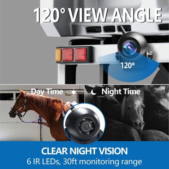 720P WiFi Bakcup Camera-Wireless Magnetic Reversing Camera with Rechargeable Bat - Picture 5 of 8